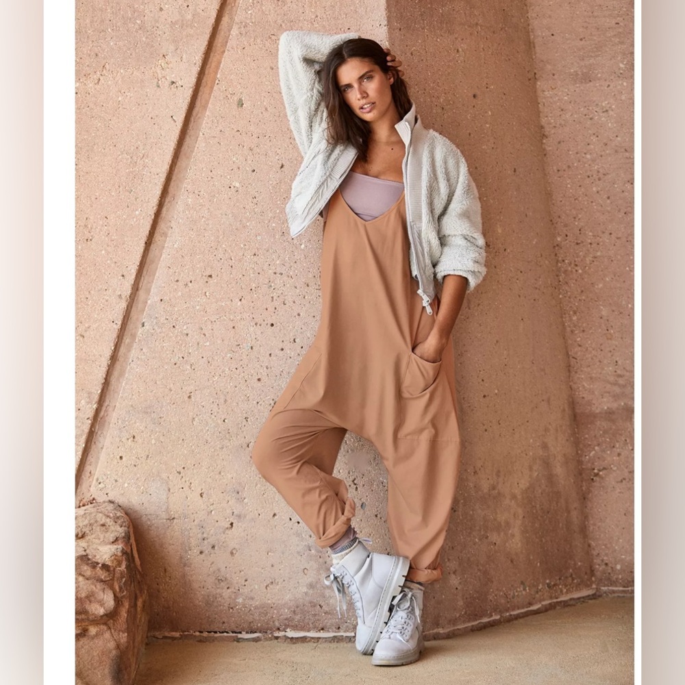 FP Movement Hot Shot Onesie in toasted coconut